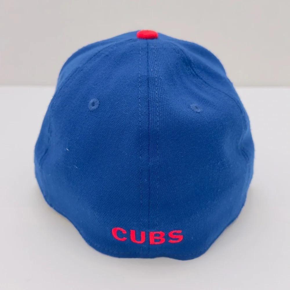 Chicago Cubs New Era 39thirty Stretch Fit Team Classic Cap/hat Medium-Large